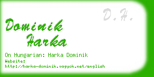 dominik harka business card
